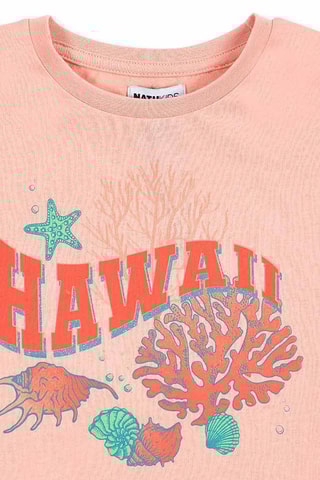 T-shirt Island Life - Roze