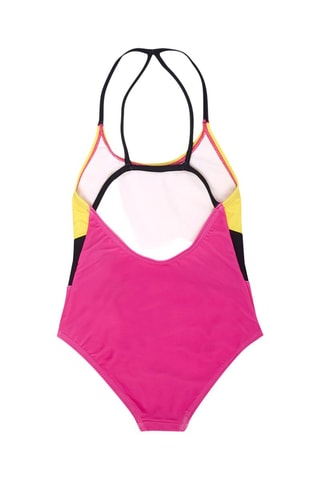 Badpak Rebel Girl - Zwart, geel en roze