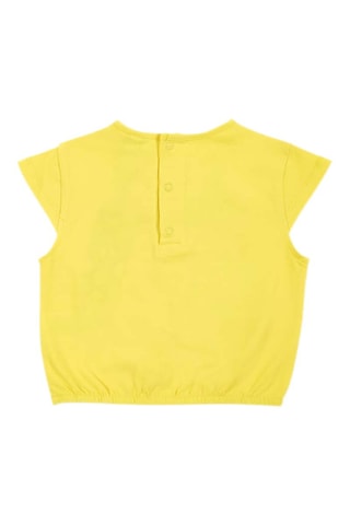 T-shirt Laguna Beach - Geel