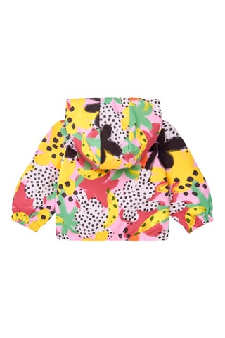 Windjack met Capuchon Banana Records - Geel