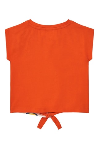 Geknoopt T-shirt Salty Air - Oranje