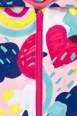 Windjack met Capuchon Run Sing Jump - Roze