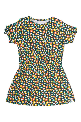 Jurk Tropic Feelings - Groen en geel