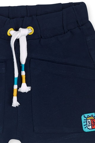 T-shirt en bermuda Tiny Critters - Blauw