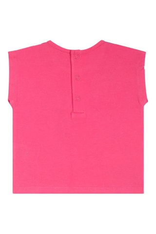 T-shirt Hip Hip Hooray! - Roze