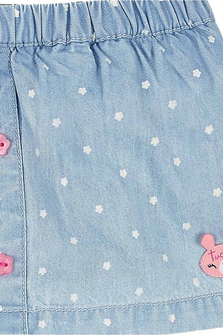 T-shirt en Spijkerrok Time To Plant - Roze