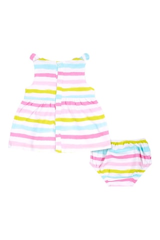 Jurk en Onderbroek Turtles - Wit, blauw en roze