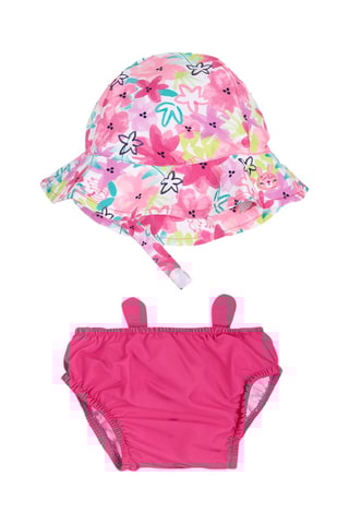 Bobhoedje en Bikinibroekje Time To Plant - Roze