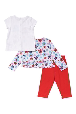 3-delige Set Blub - Wit en rood