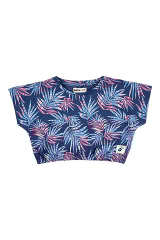 T-shirt California Chill - Blauw