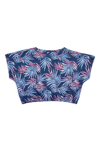 T-shirt California Chill - Blauw