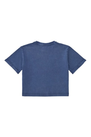 T-shirt California Chill - Blauw