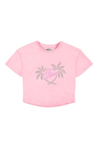 T-shirt California Chill - Roze
