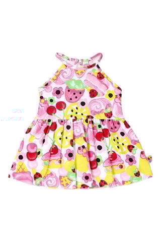 Jurk Creamy Ice - Wit en roze