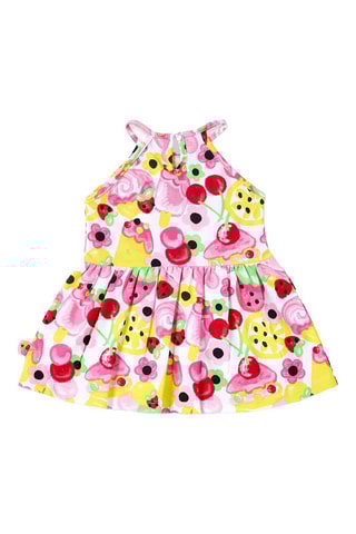 Jurk Creamy Ice - Wit en roze