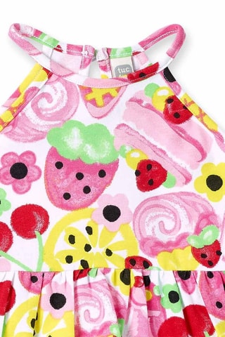 Jurk Creamy Ice - Wit en roze