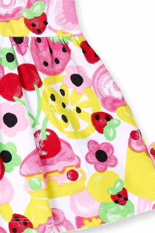 Jurk Creamy Ice - Wit en roze