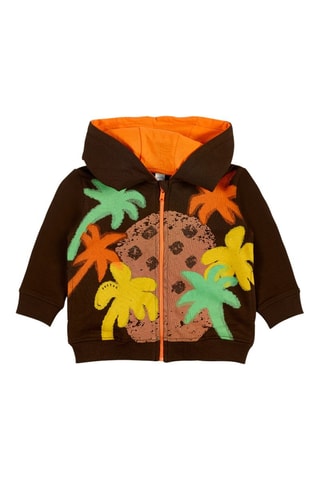 Sweat à capuche Banana Records - Marron