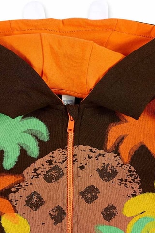 Sweat à capuche Banana Records - Marron