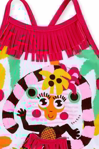 Badpak Banana Records - Wit en rood