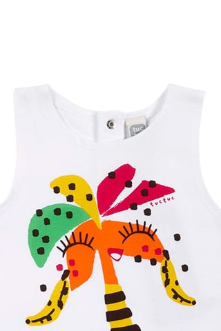 Geknoopt Hemd Banana Records - Wit