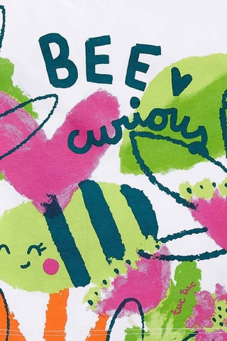 T-shirt en Legging Tropadelic - Wit en groen