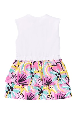 Jurk Flamingo Mood - Wit en roze