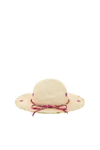 Rieten Hoed Acid Bloom - Beige