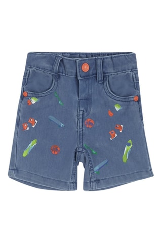 Spijkerbermuda Holidays - Blauw