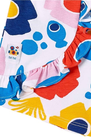 Short Salty Air - Wit, geel en oranje