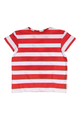 Geknoopt T-shirt Hello Playa - Rood