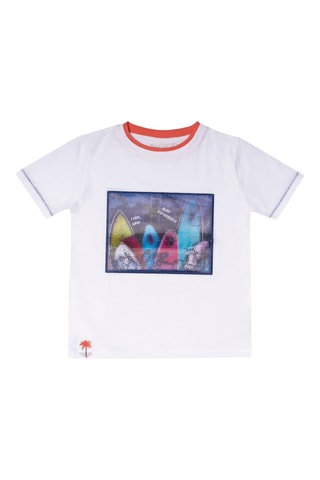 T-shirt Spring Break - Wit