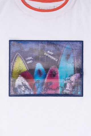 T-shirt Spring Break - Wit