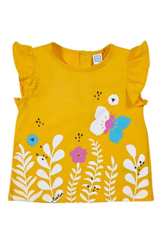 T-shirt Tiny Critters - Geel