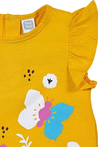 T-shirt Tiny Critters - Geel