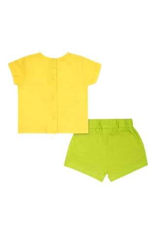 T-shirt en Short Sunday - Groen en geel