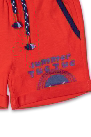 Short Beach Day - Rood