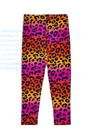 Legging Sunday Brunch - Blauw, geel, oranje en roze