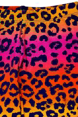 Legging Sunday Brunch - Blauw, geel, oranje en roze