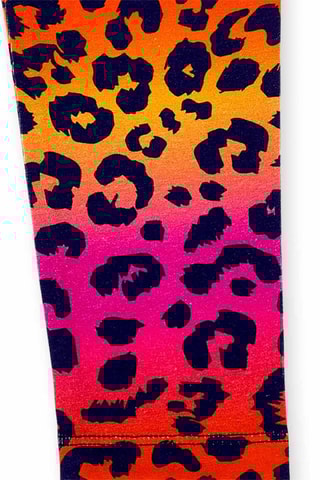 Legging Sunday Brunch - Blauw, geel, oranje en roze