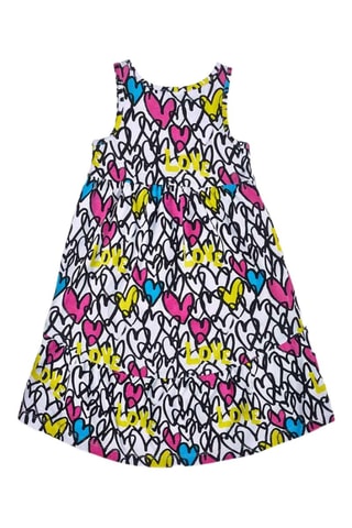 Jurk Rebel Girl - Wit en zwart