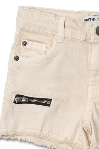 Spijkershort One Day In NYC - Wit