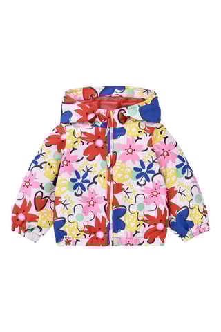 Windjack met Capuchon Hey Sushi - Wit