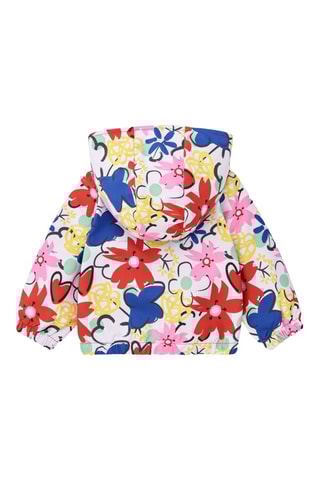 Windjack met Capuchon Hey Sushi - Wit