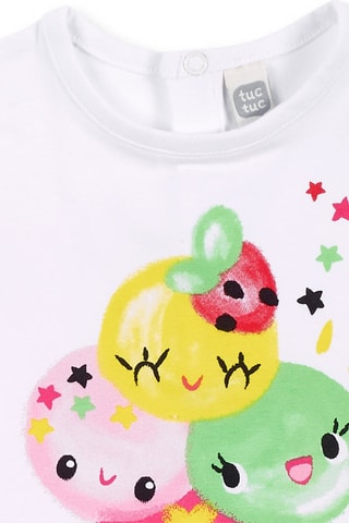 2 T-shirts en Short Creamy Ice - Roze