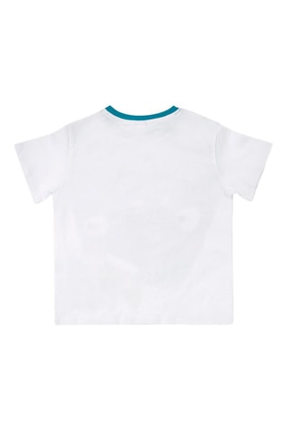 T-shirt Juicy - Wit en blauw