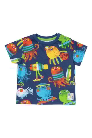 T-shirt Holidays - Blauw