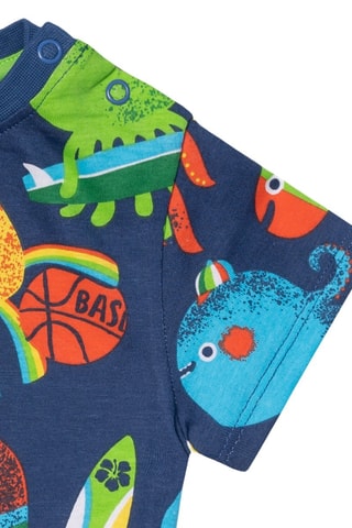 T-shirt Holidays - Blauw