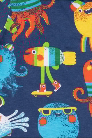 T-shirt Holidays - Blauw