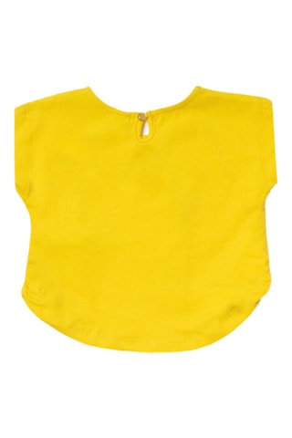 T-shirt Treasure Island - Geel